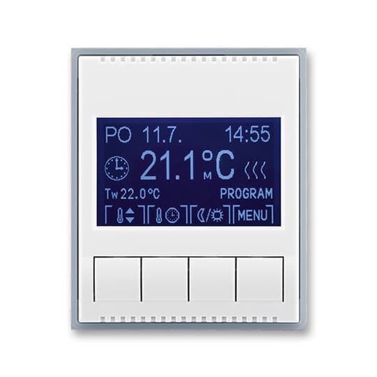 termostat programovatelný ELEMENT 3292E-A10301 04 bílá/ledová šedá